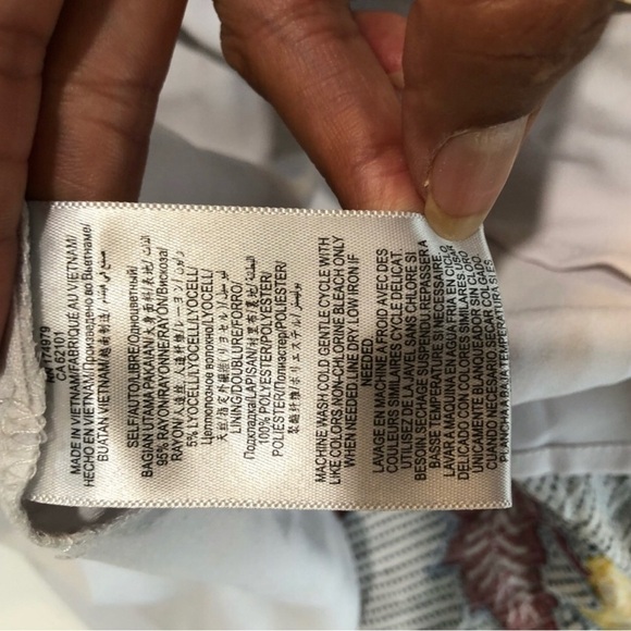 BCBGeneration Womens Sheath Dress Floral Print One Shoulder  Draped Size:6 - Picture 16 of 16